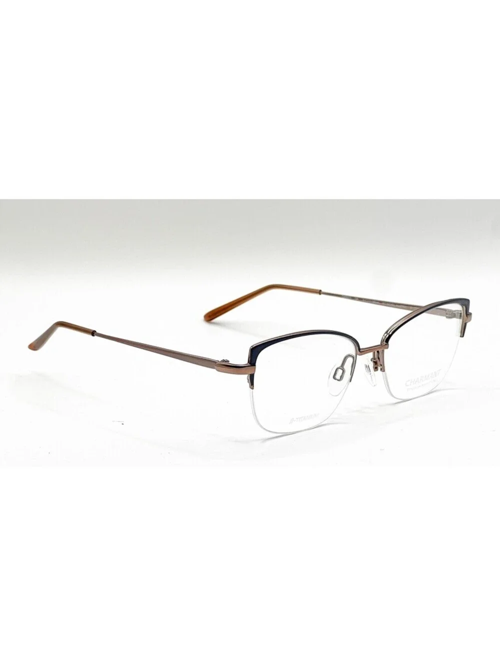 Charmant CH29222 GR Gray Cat Eye Authentic Eyeglass Frames 51-17-140